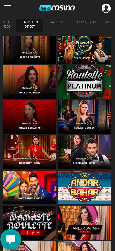 Playzee Casino Mobile aperçu 1