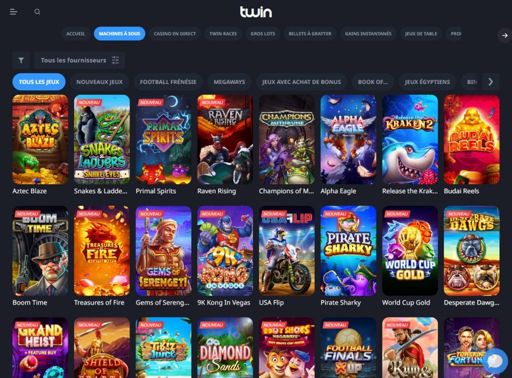 Aperçu 1 de Twin Casino Mobile