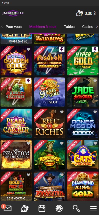 Aperçu 2 de JackpotCity Casino Mobile