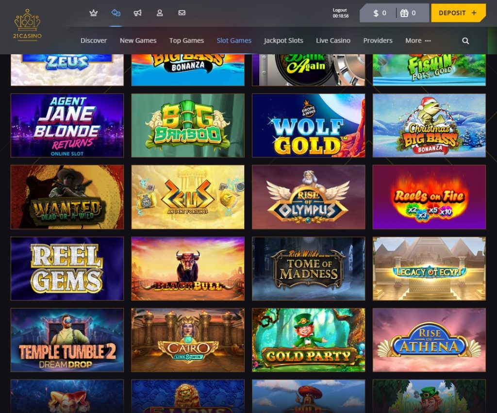 21 Casino Aperçu Desktop 1