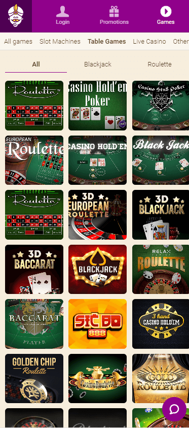 Vue d'ensemble 1 du Wild Sultan Casino sur mobile