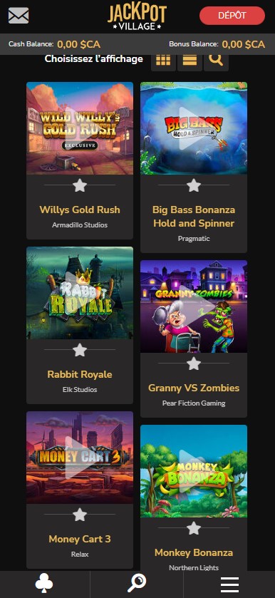 Meilleurs casinos mobile aperçu 1