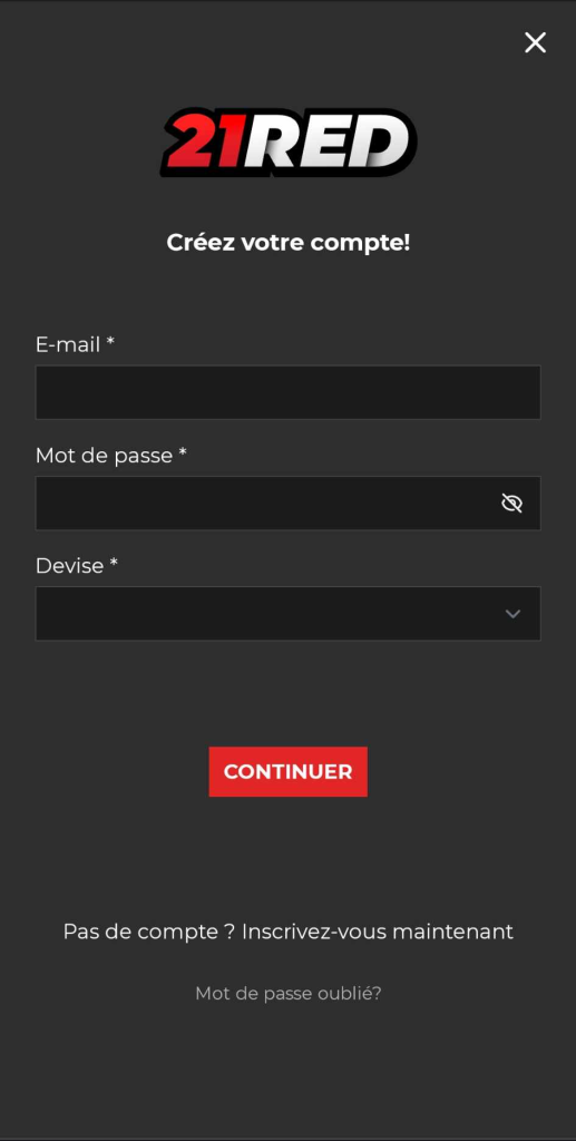 Troisième image expliquant le processus d'inscription aux meilleurs casinos.