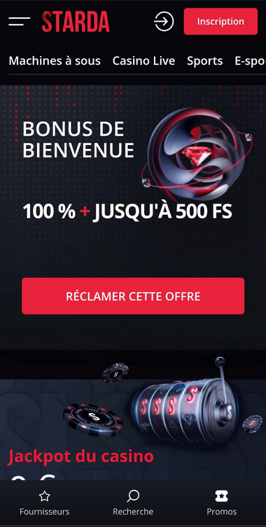 Aperçu 1 de Starda Casino sur Mobile