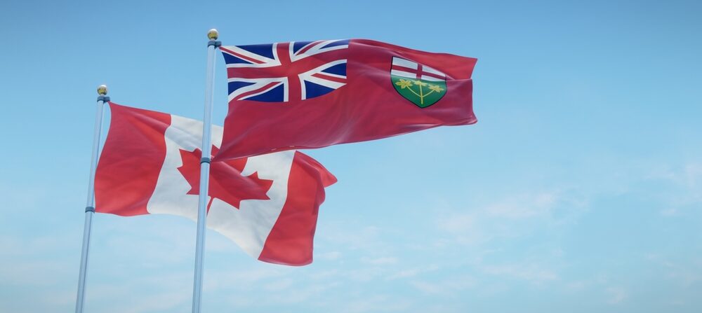 Pride in Symbols: The Canadian and Ontario Flags United