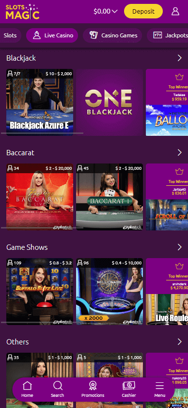 Slots Magic Casino Mobile Preview 2