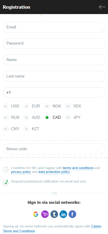 Step-by-step visuals of the Registration Process at Casino X - Image 2