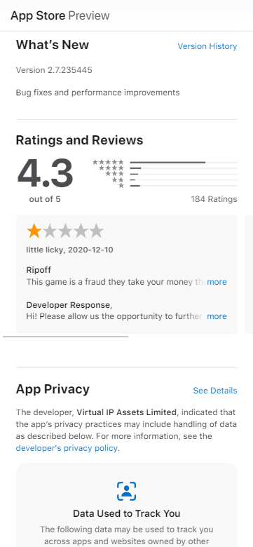 777 Casino App Preview 2