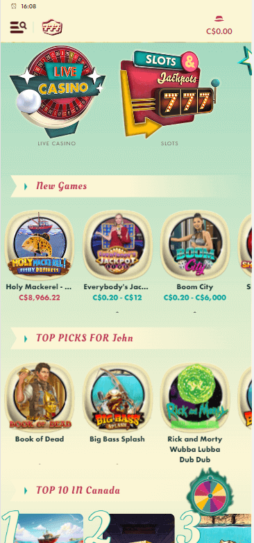 777 Casino Mobile Preview 1