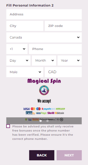 Explore the top alternatives for bonuses offered by Magical Spin Casino.