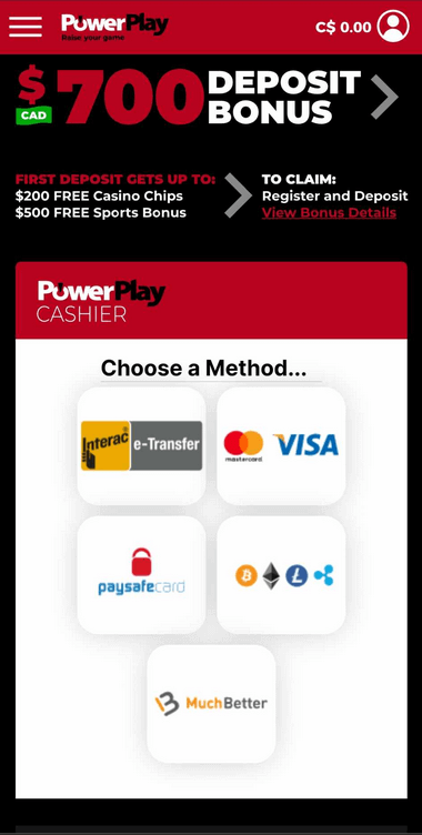 Visual depiction of the registration process at Power Play Casino - Image 1.