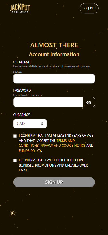 By subscribing, you agree to receive promotions and other notifications from us, confirm your age meets legal gambling requirements in your locale, and acknowledge our terms.