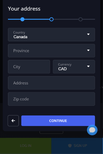 Step-by-step Images of Twin Casino Registration Process Image 2