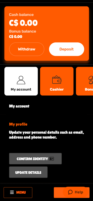 Nitro Casino Mobile Preview 2