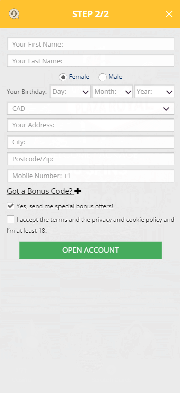 Further look into the registration process: Image 2