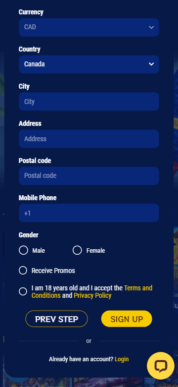 Canadian players will find the website intuitive, with key sections like game categories and bonus code pages clearly displayed, ensuring easy accessibility.