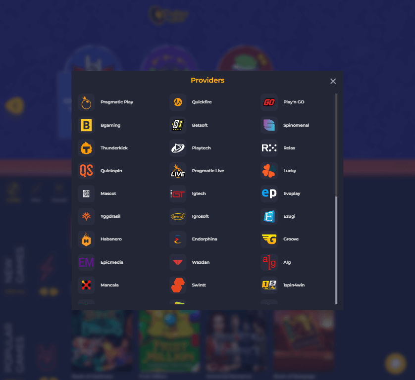 Here is the first glimpse of Rolling Slots Casino designed for desktop users.
