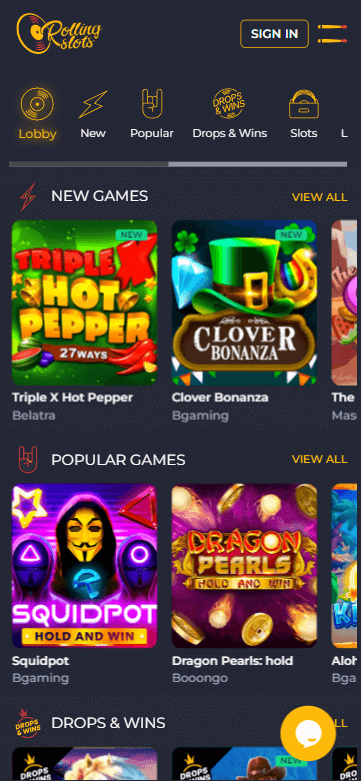 Here’s a preview of Rolling Slots Casino specifically tailored for mobile users.