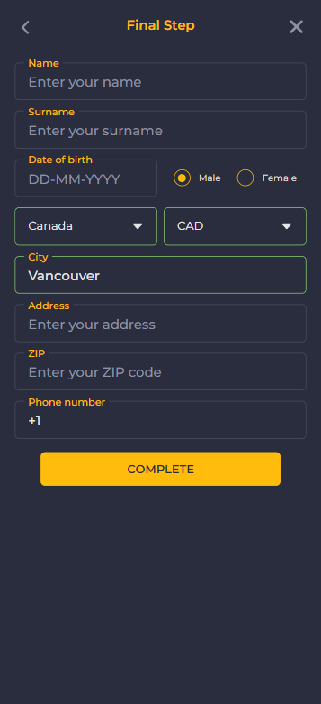 Rolling Slots Casino Registration Process Visual Guide - Image 2