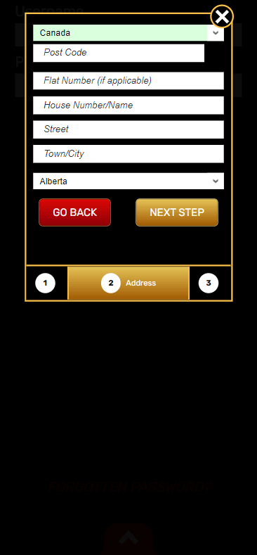 Step-by-step visual guide of the Win Windsor Casino registration process - Image 2.