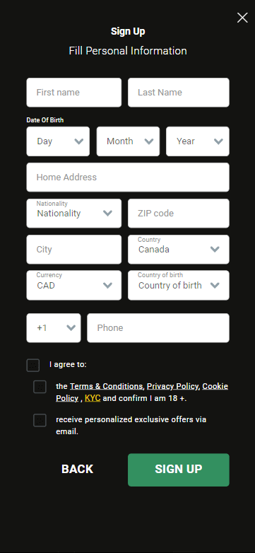 Visual Depiction of Dbosses Casino Sign-Up Process - Image 2