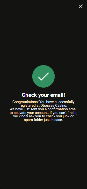 Visual Depiction of Dbosses Casino Sign-Up Process - Image 3