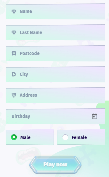 Visual Guide for Registering at Casombie Casino Step 2