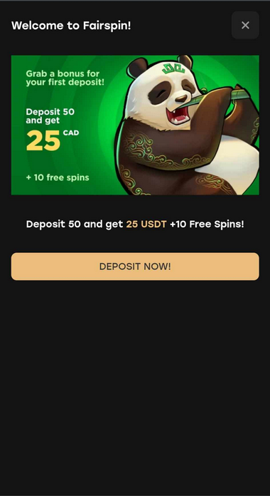 Visual Guide to Fairspin Casino's Registration Process Image 2