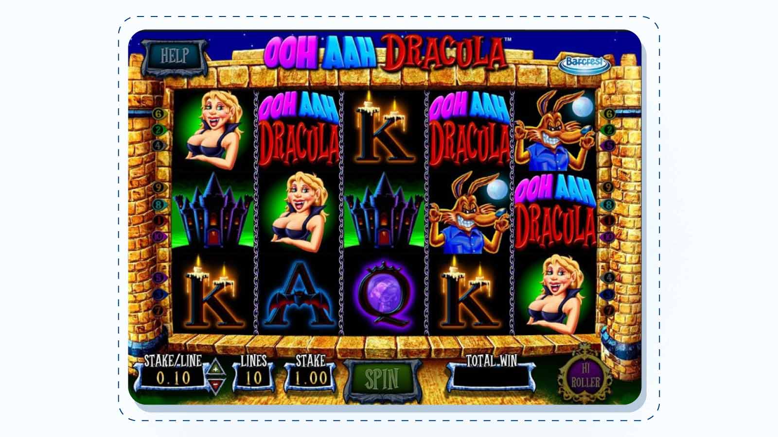 OOH AAH Dracula – 99% RTP – Barcrest-SG Gaming