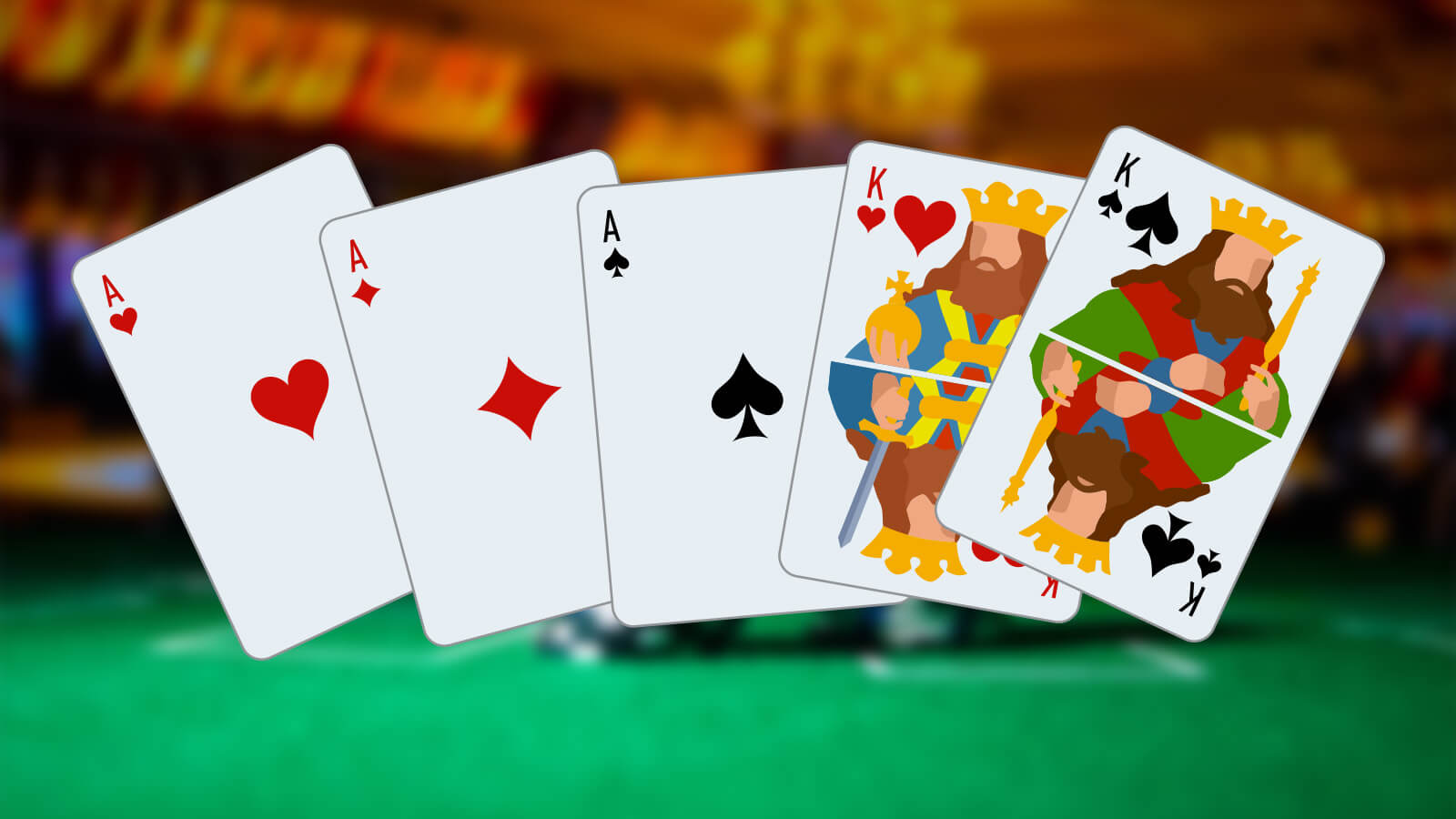 To build a Full House, one needs three cards of one rank alongside two cards of another.