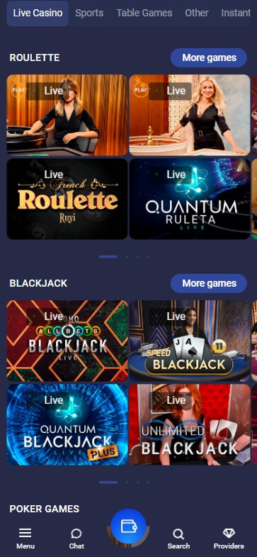 Ethereum Casinos Mobile Preview 1