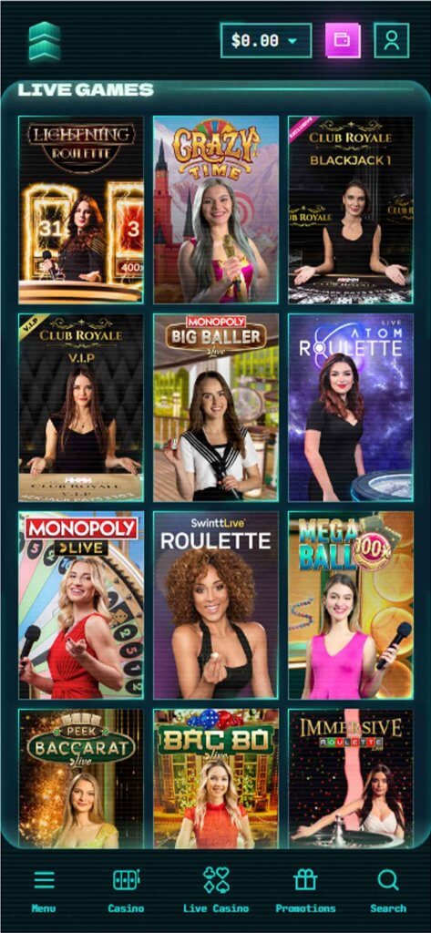 Tether Casinos Mobile Preview 2