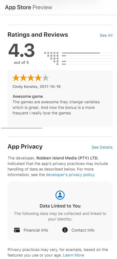 Euro Palace Casino App Preview 1