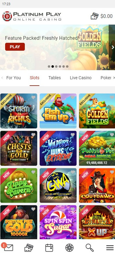 Предварительный просмотр Platinum Play Mobile 2