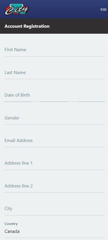 Illustration of Virtual City Casino Sign-Up Process – Image 1