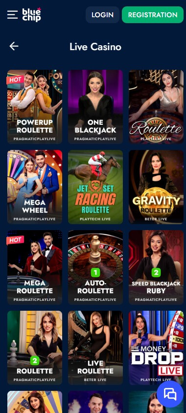Bluechip Casino Mobile Preview 2