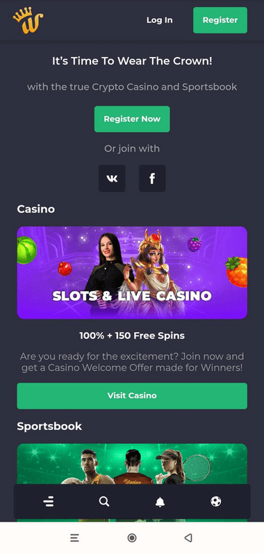 Winning.io Mobile Preview 2