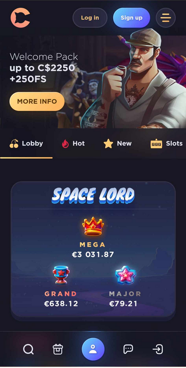 Kas.casino Mobile Preview 1