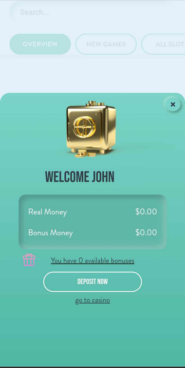 Visual Guide to Signing Up for LuckyWilds Casino: Step 2