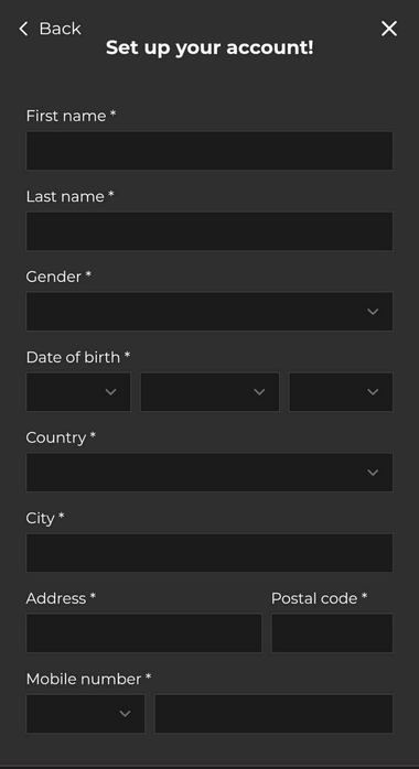 21RED Registration Process Image 2
