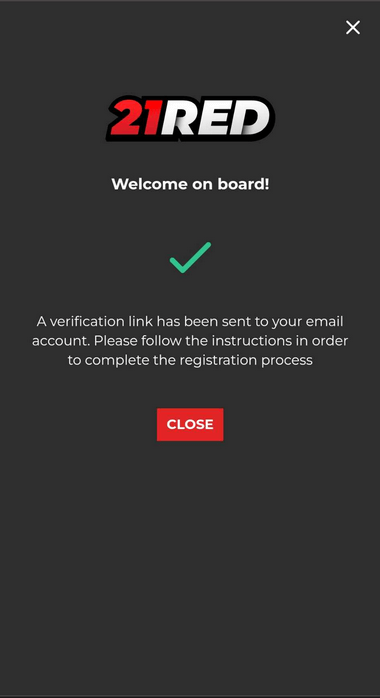 21RED Registration Process Image 1