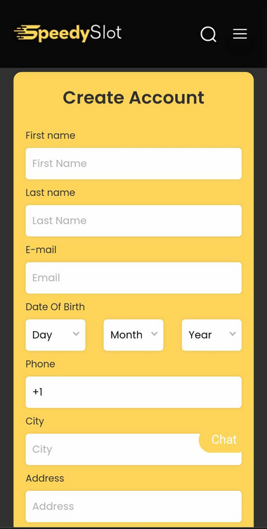 Second Visual Guide to SpeedySlot Registration Process