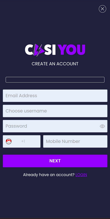 Experience an engaging visual environment at CasiYou available on both desktop and mobile browse pages. The platform's design exudes intuitiveness, featuring rapid load times with crisp visual aspects.