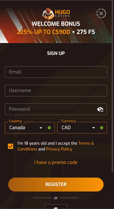 Hugo Casino presents a sleek and straightforward design, ensuring smooth performance across mobile and desktop devices, tested for user experience across multiple platforms.