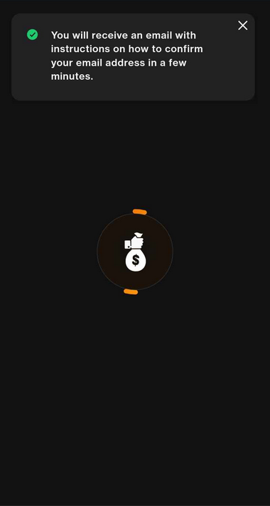 The first image demonstrating the registration process at BigWin Casino.