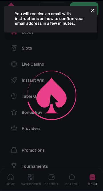 Images Depicting Betandplay Casino's Registration Process – Image 1