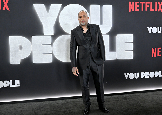 Kenya Barris at the Netflix premiere event for 'You People'