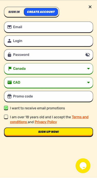 Visual Overview of Gamblezen Casino Registration Process Image 1