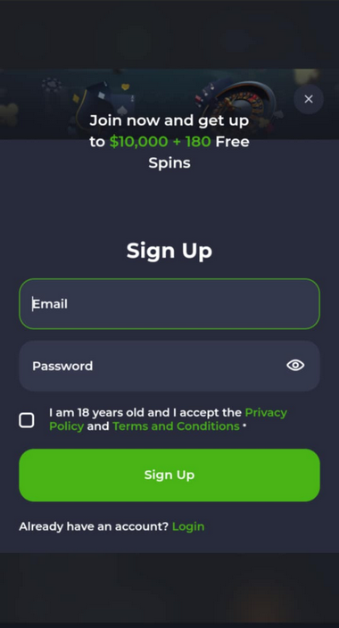 See images detailing Jeetcity Casino's registration process.