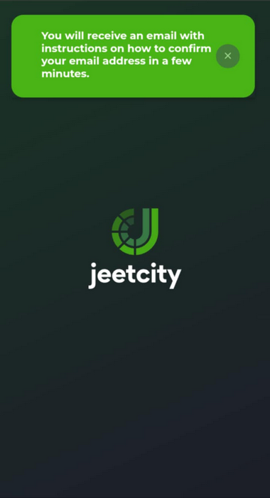 See images detailing Jeetcity Casino's registration process.